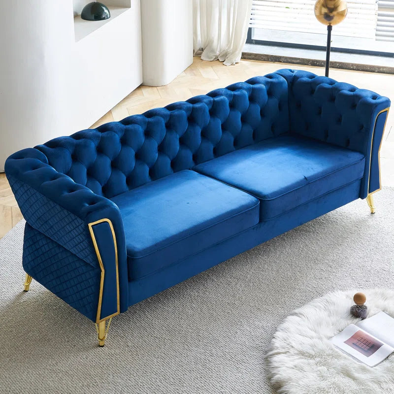 Ilean 87.4'' Velvet Sofa