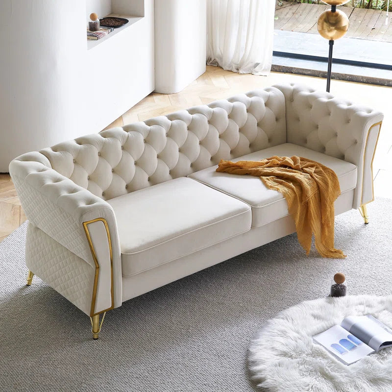 Ilean 87.4'' Velvet Sofa